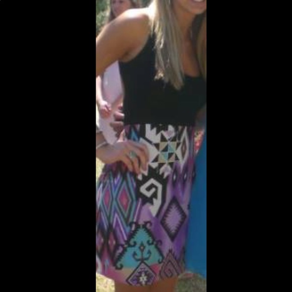 Tricia Fix Mini Multicolor Dress - Picture 5 of 5